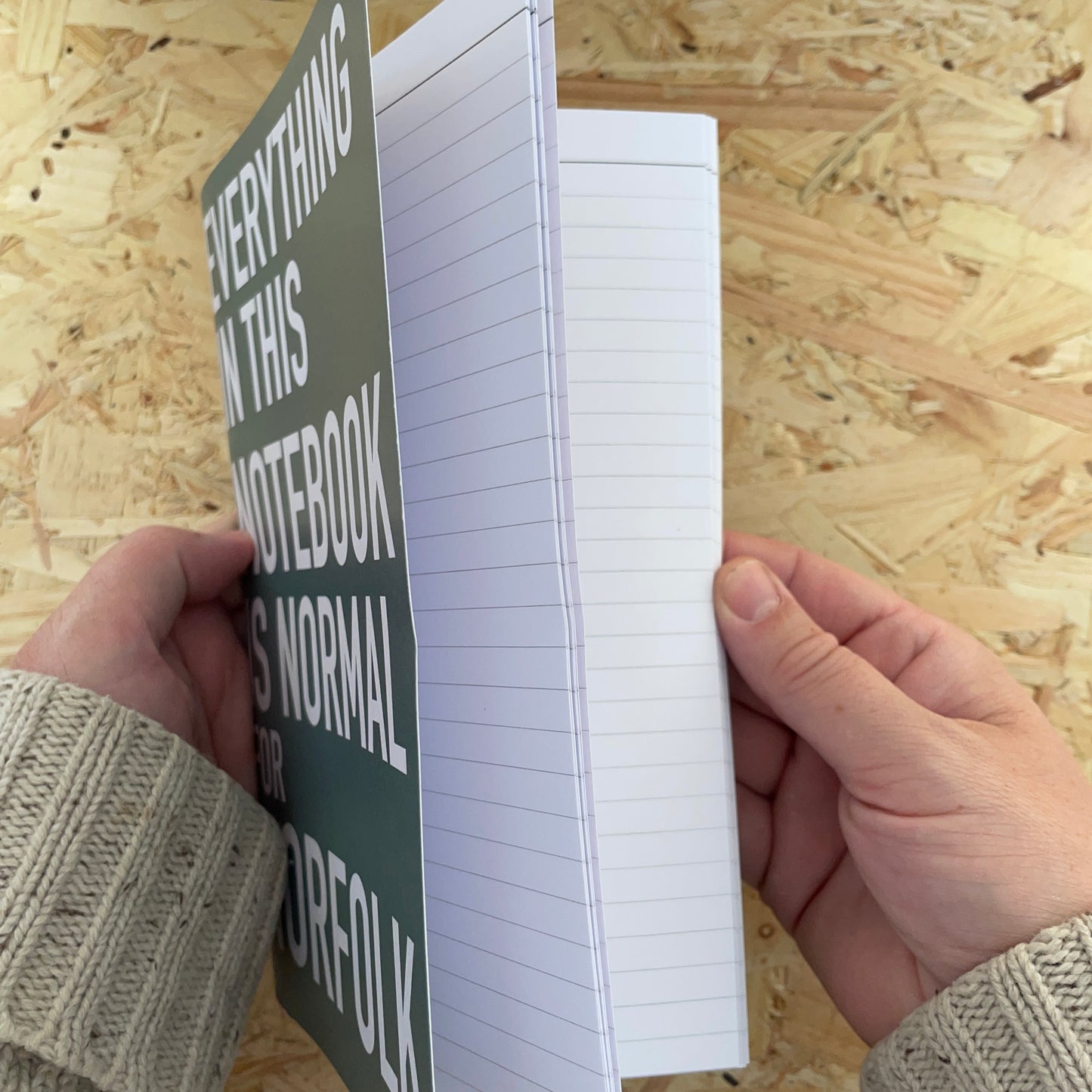 Normal for Norfolk notebook gift