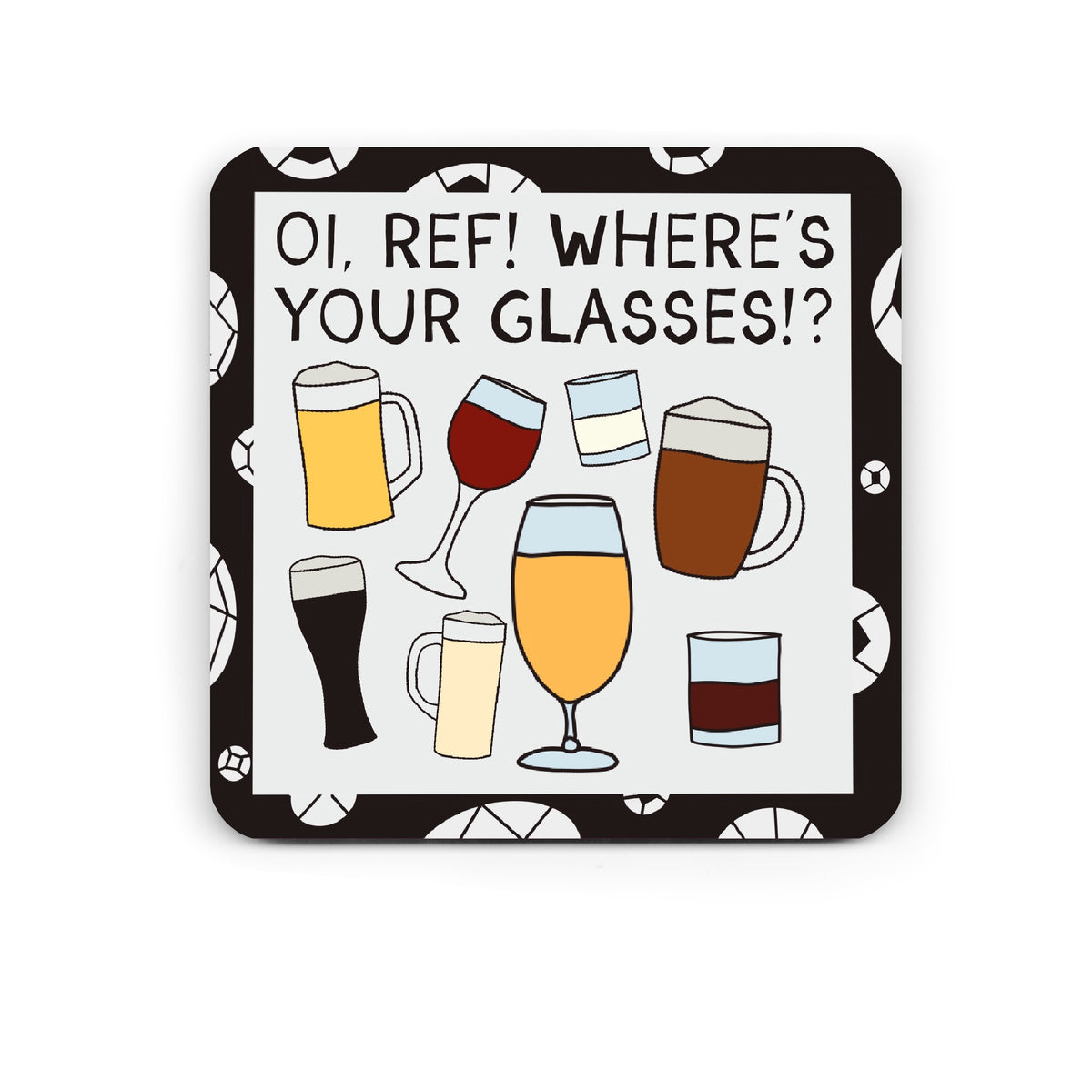 Funny Drinks Coaster - Funny Football Coaster - Funny Coaster