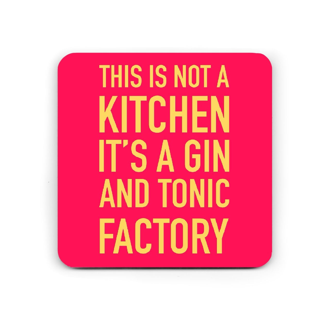 Gin and tonic coaster Gift - Funny Stocking Filler