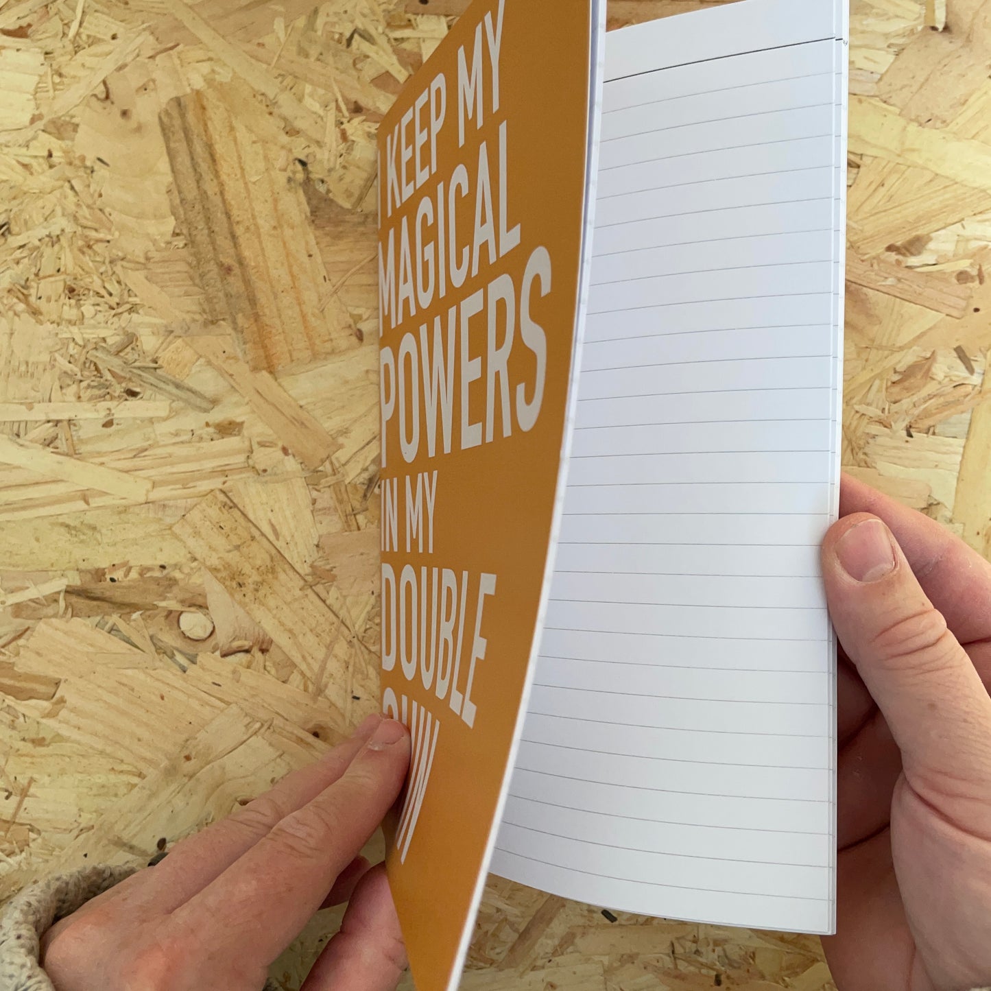 Double chin notebook gift