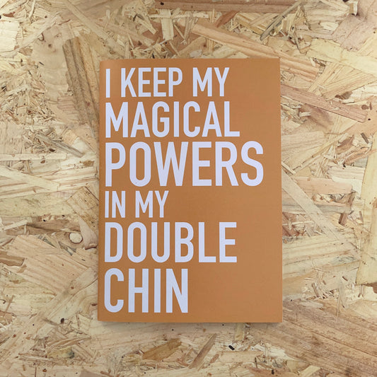 Double chin notebook gift
