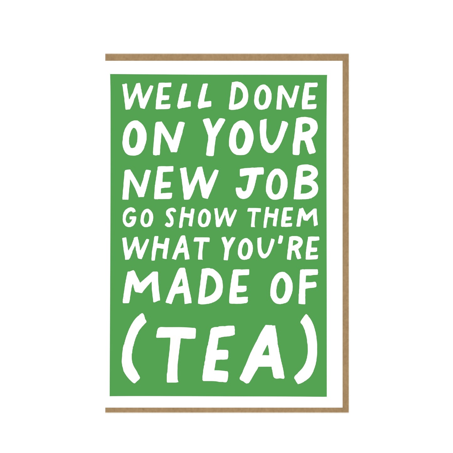 Made of tea - new job card