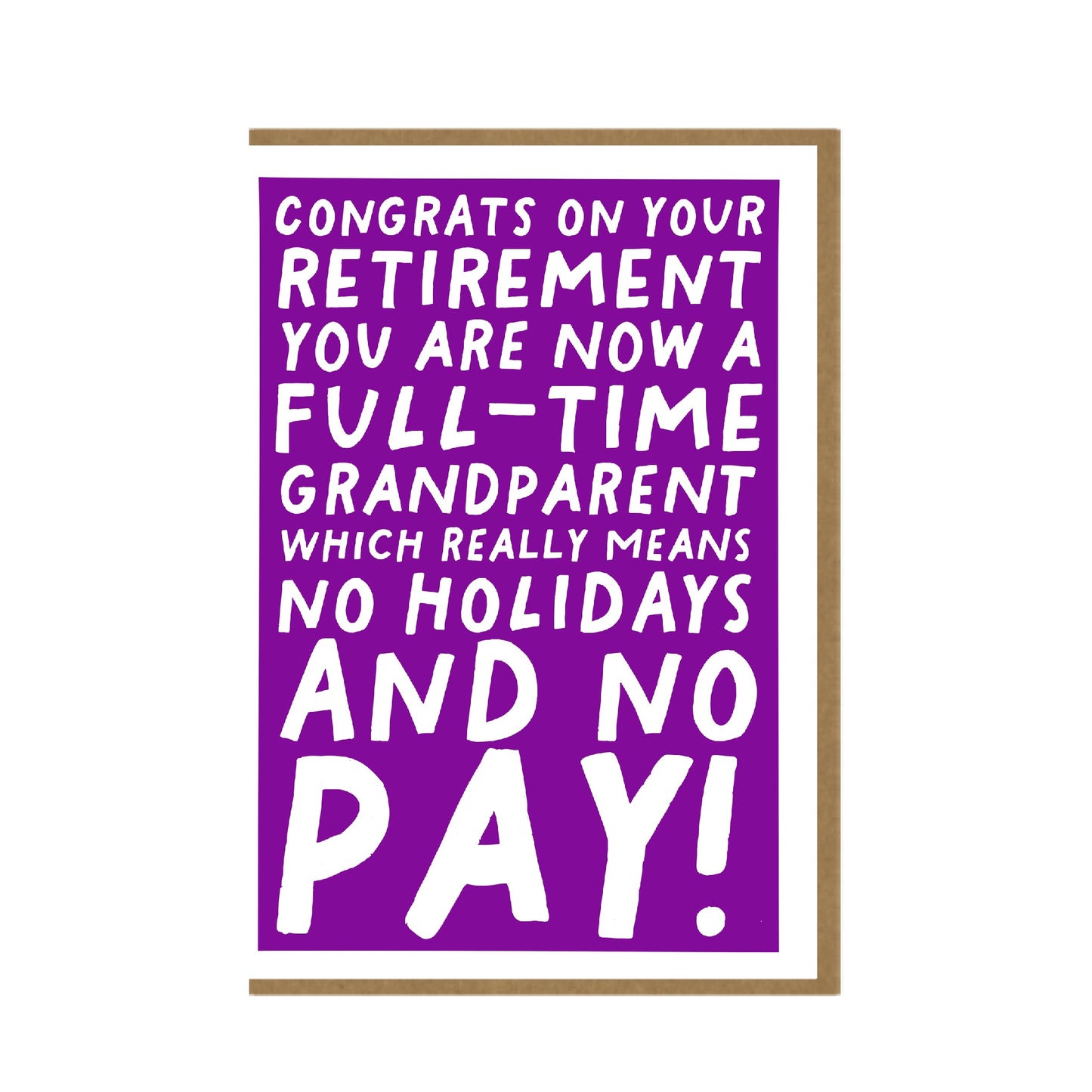 Grandparent - congratulations on your retirement card