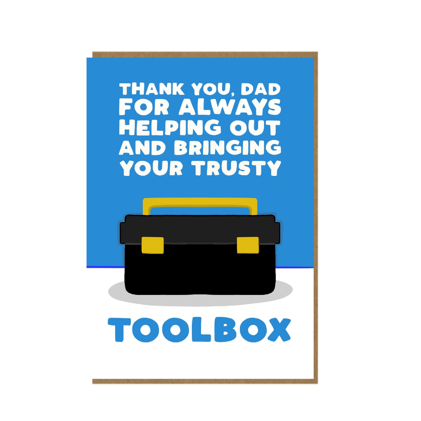 Toolbox - funny birthday card for Dad
