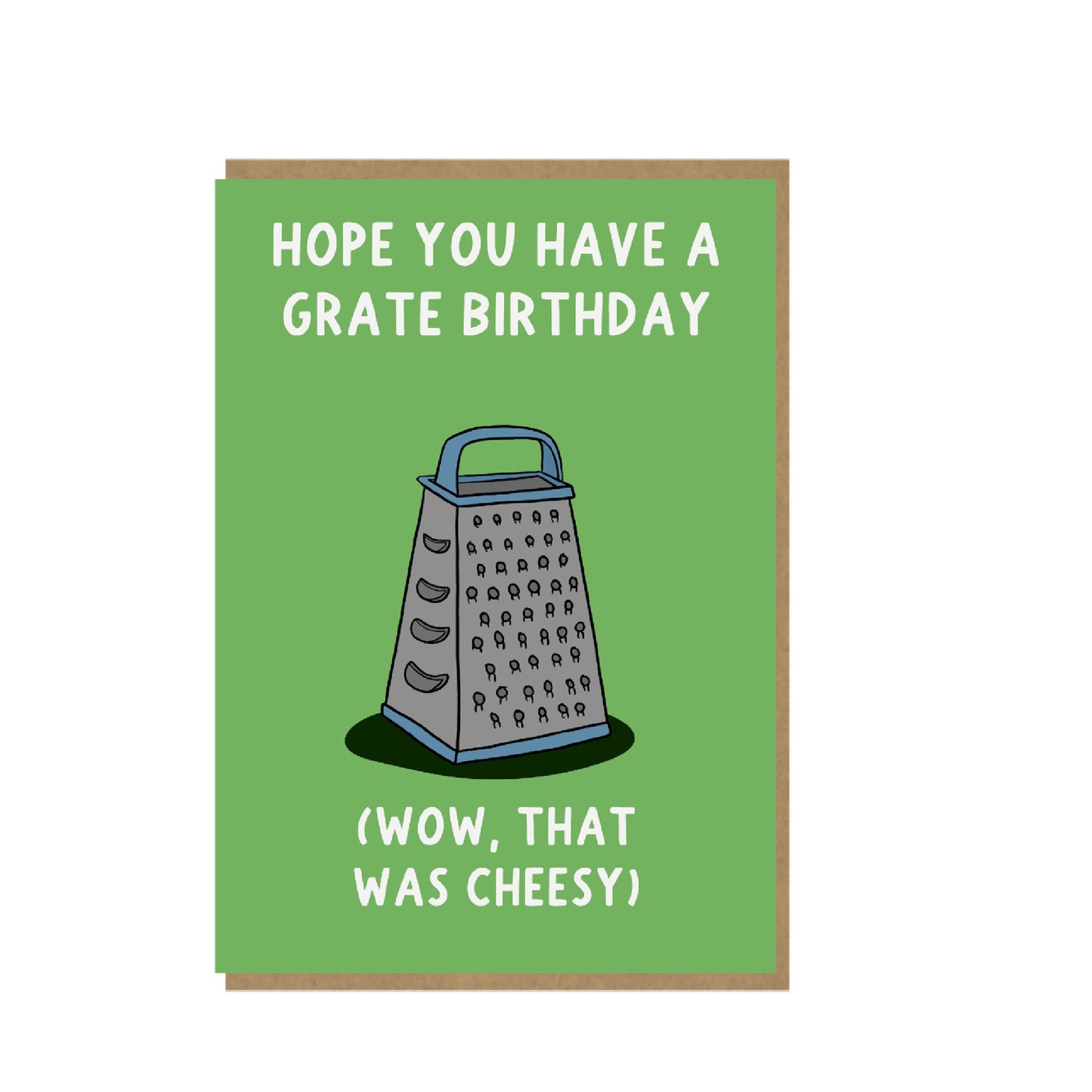 Cheesy - funny birthday card