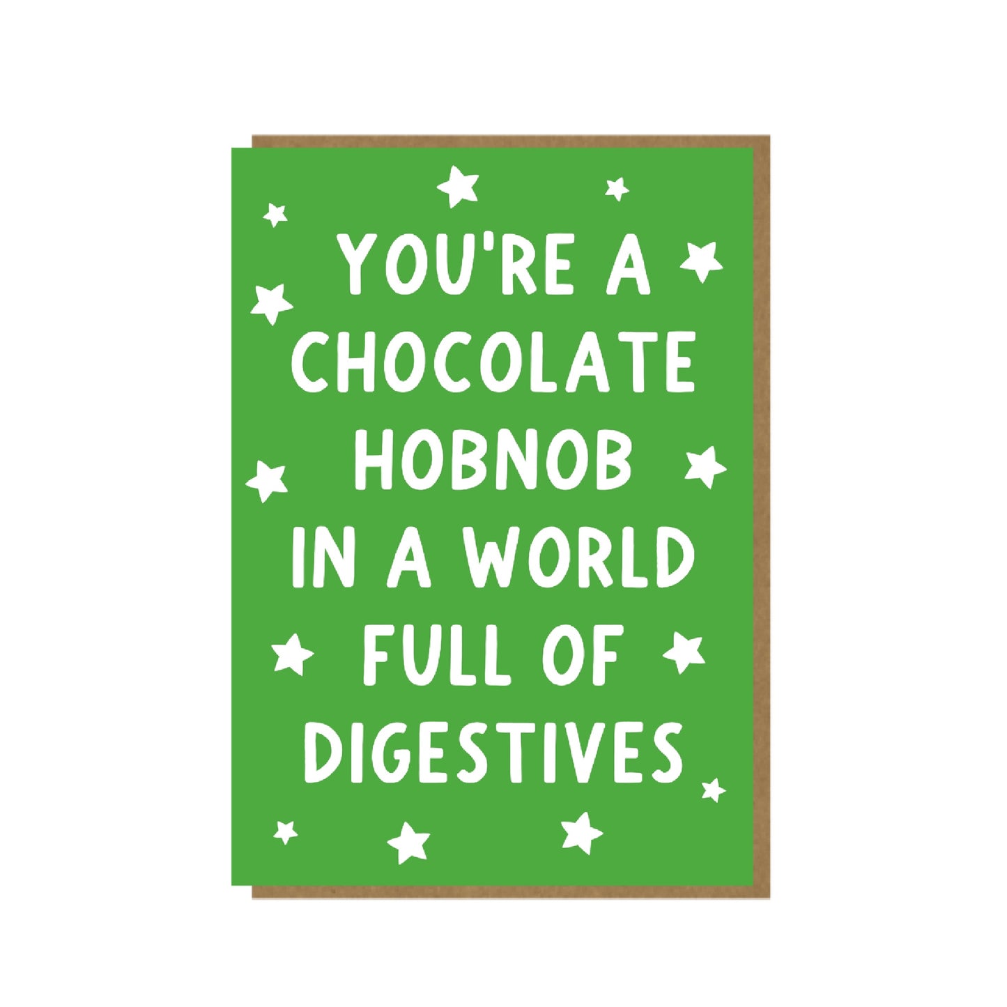 Hobnob - funny card for friend