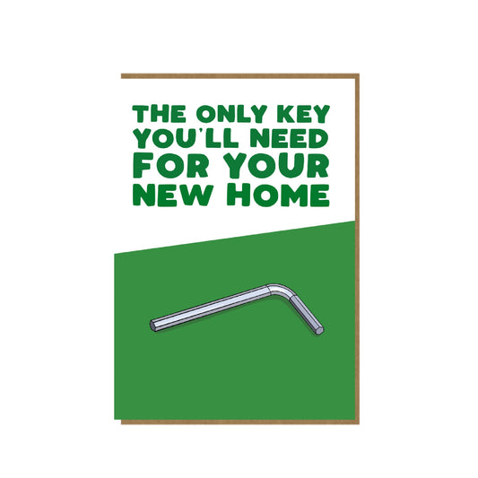 Allen Key - moving home/new home card