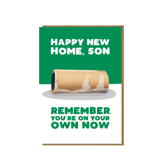 New home card for son