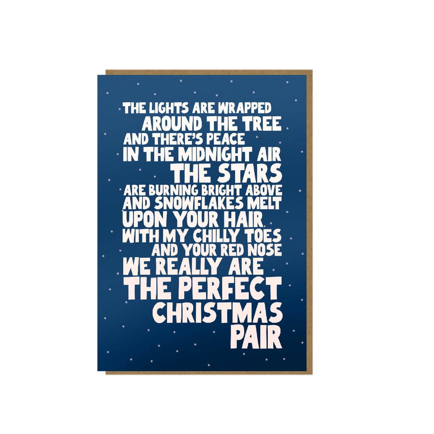 One I love - Christmas card for him