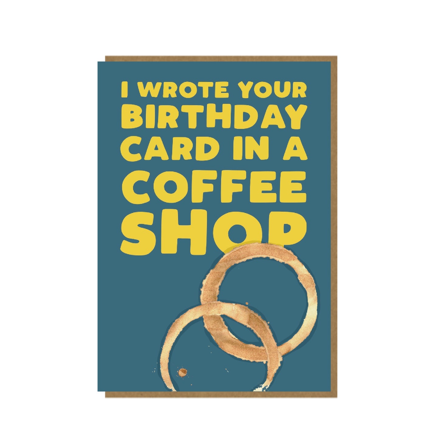 Coffee Shop - funny birthday card for coffee lover
