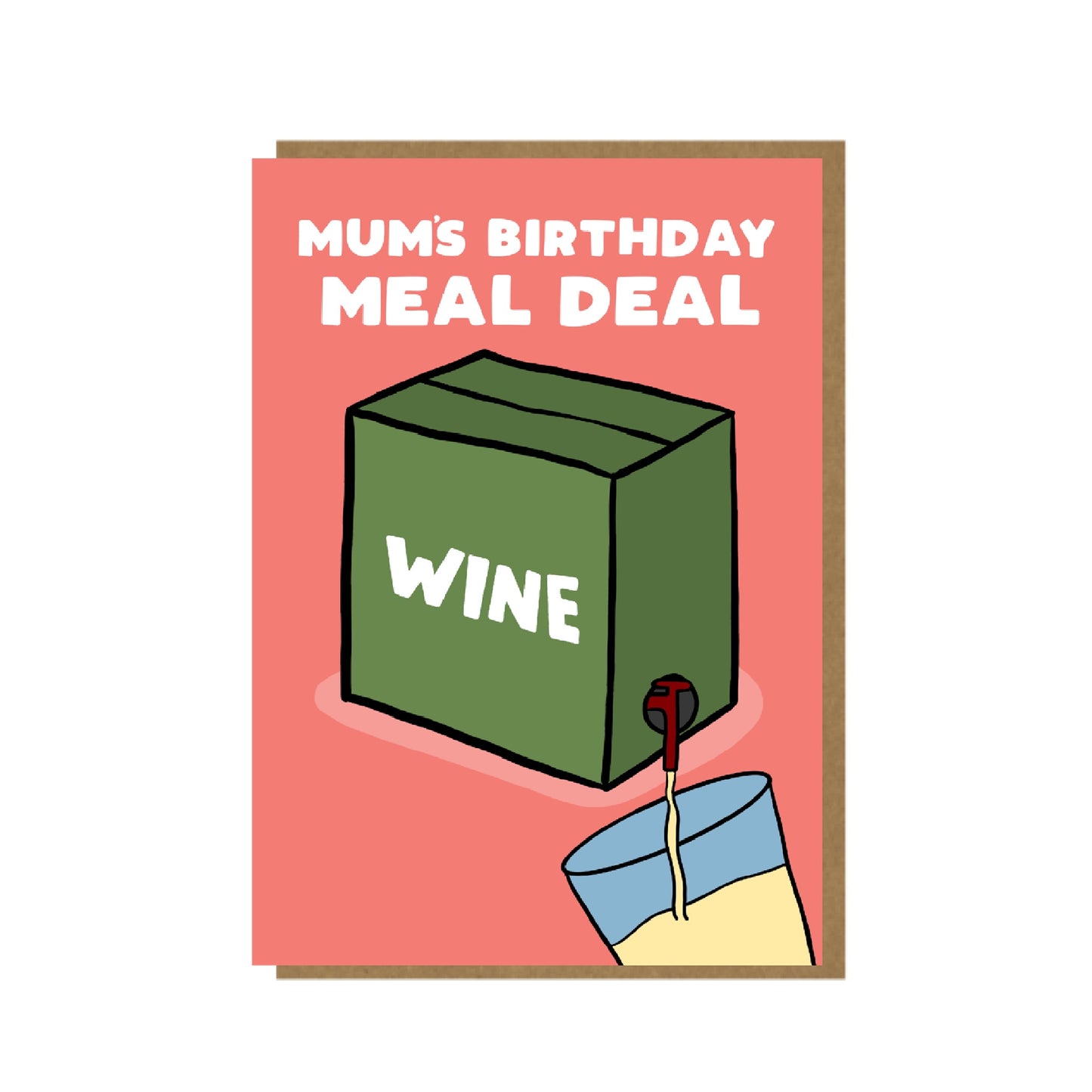 Meal Deal - funny birthday card for Mum