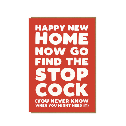 Stop Cock - new home card