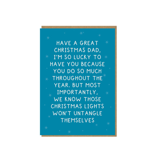 Dad Christmas card