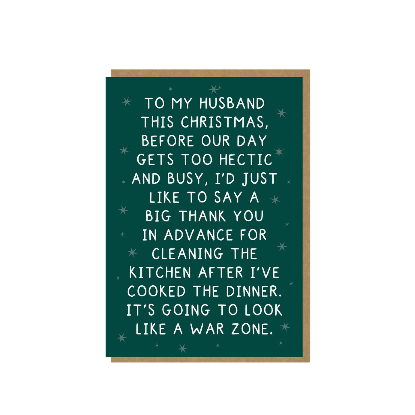 Husband Christmas card