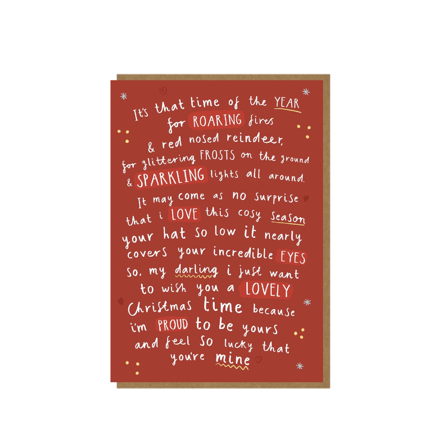 Love - Christmas card for the one I love