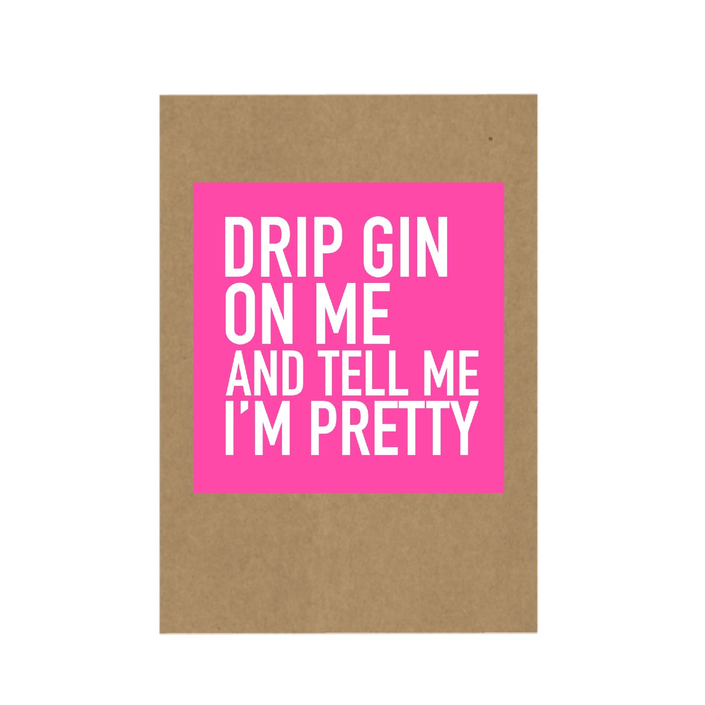 Drip Gin coaster gift