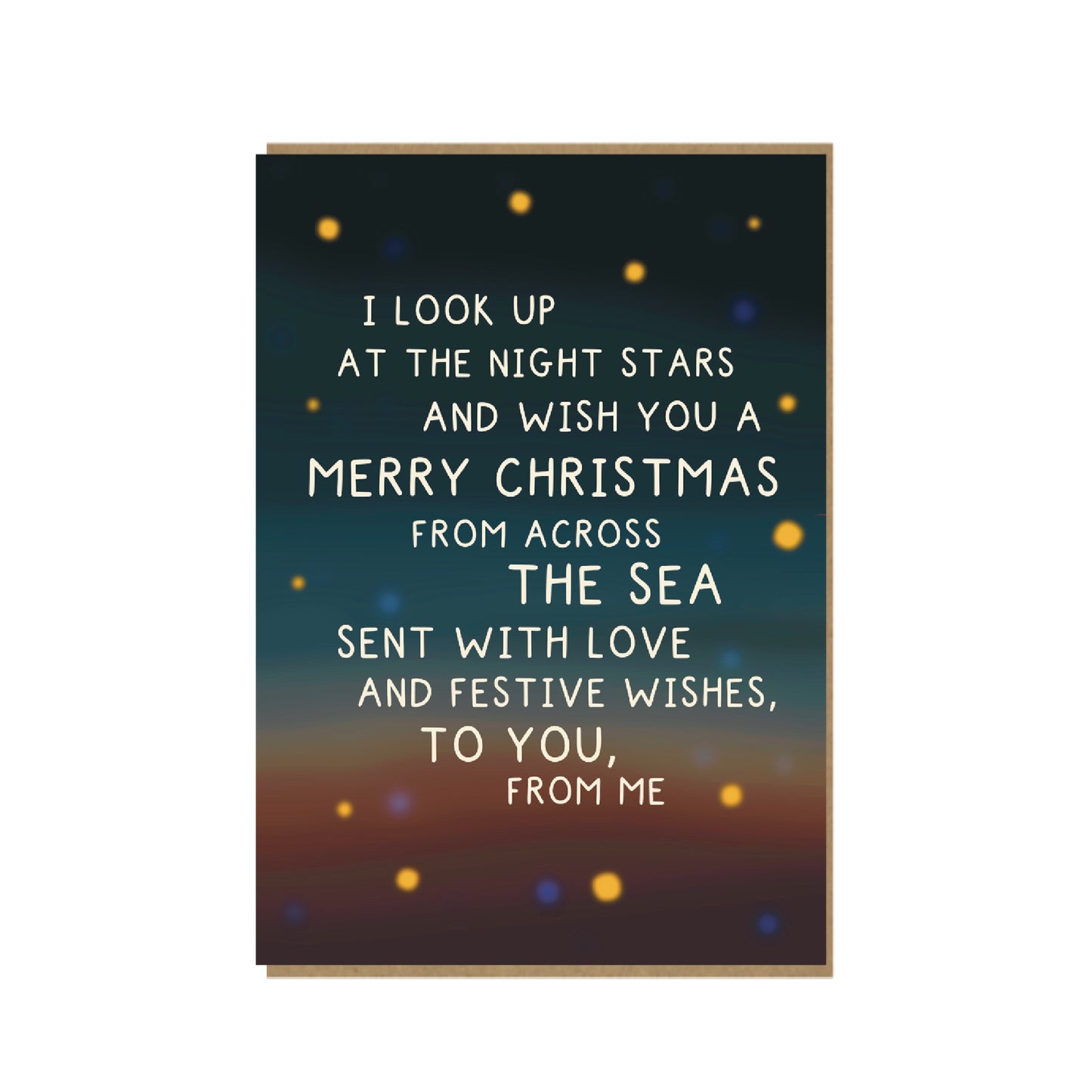Across the Miles - overseas Christmas card