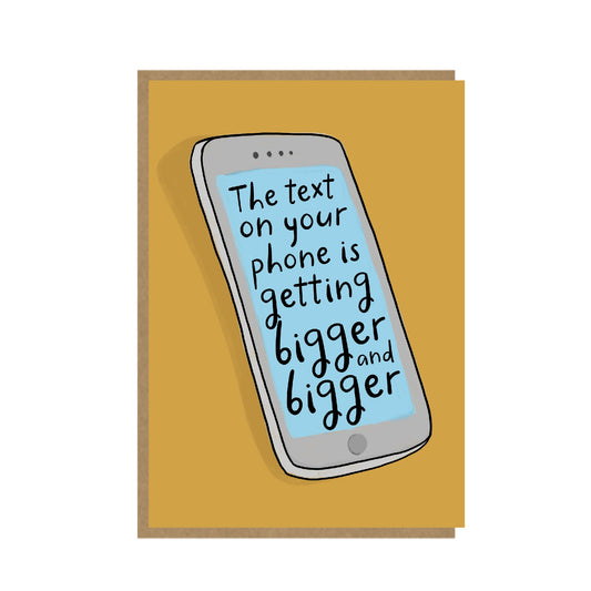 Phone Text Card