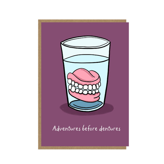 Denture - funny birthday card