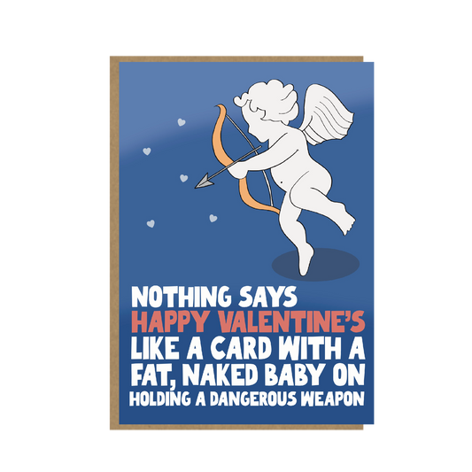 Naked Baby - funny Valentine's card