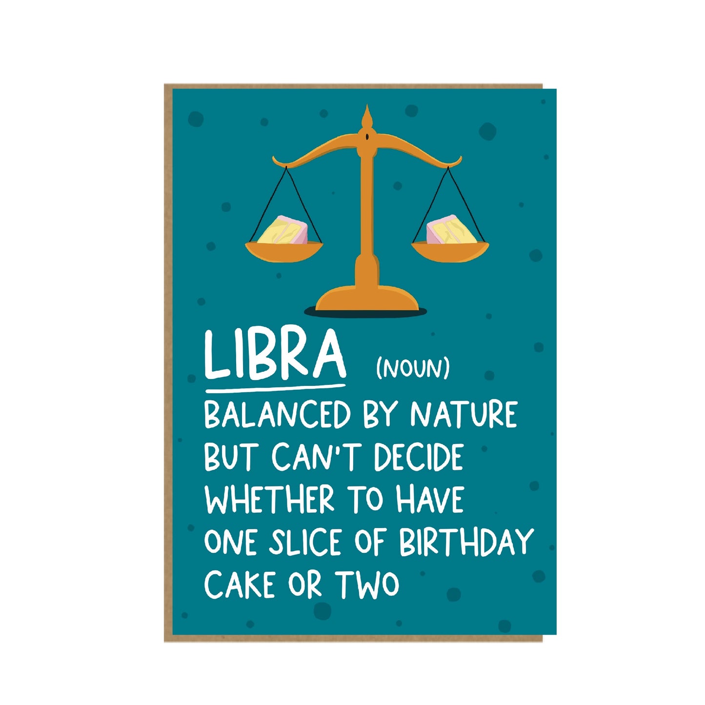 Libra birthday card