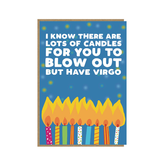 Virgo - funny card for Virgo August September birthday