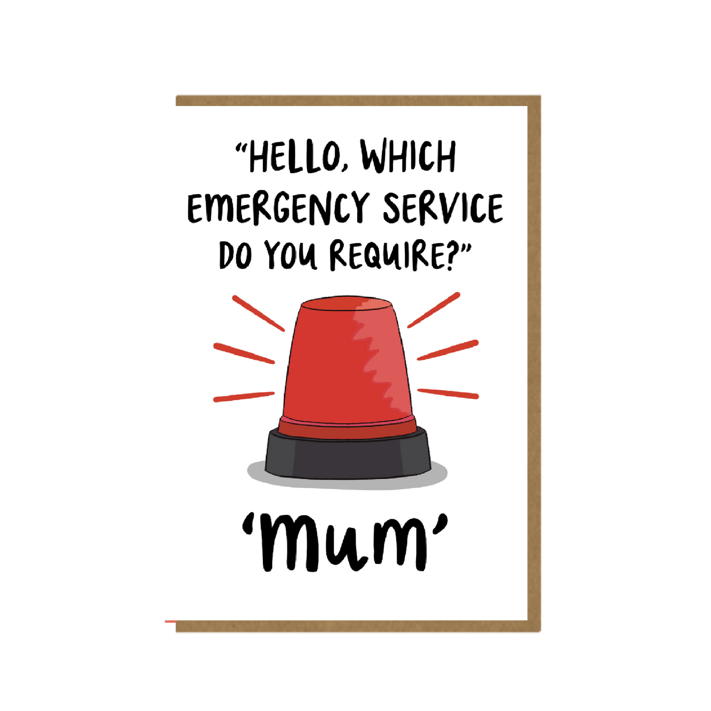 Emergency Mum Card