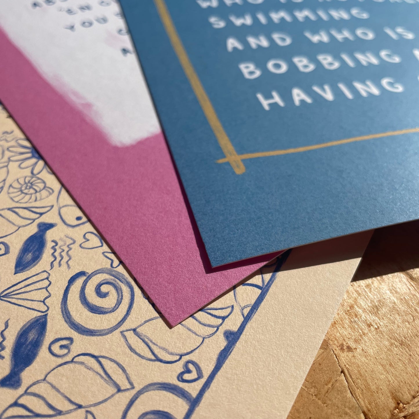 A Wee in the Sea - Beach Print - Norfolk Print