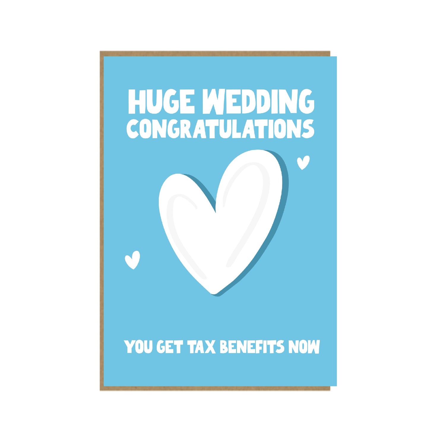 Tax Break - funny wedding card