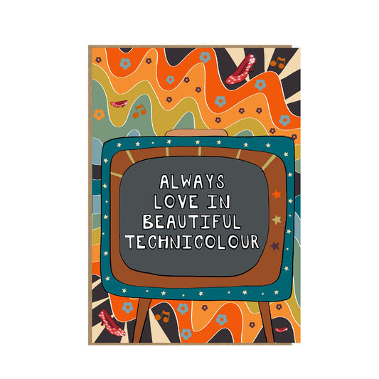 Love in Technicolour Card
