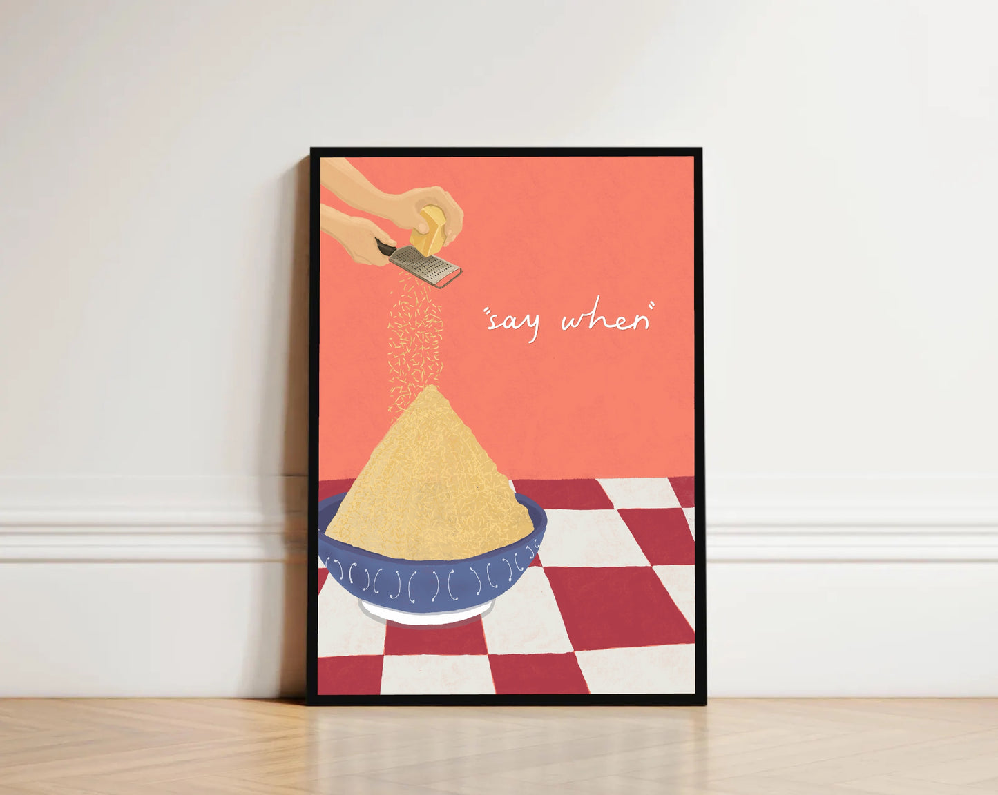 Parmesan Cheese - Pasta Print - Kitchen Print - Funny Print