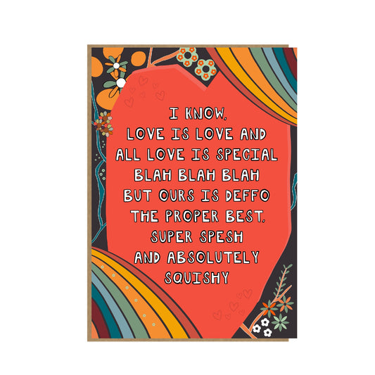Love is Love Anniversary Card
