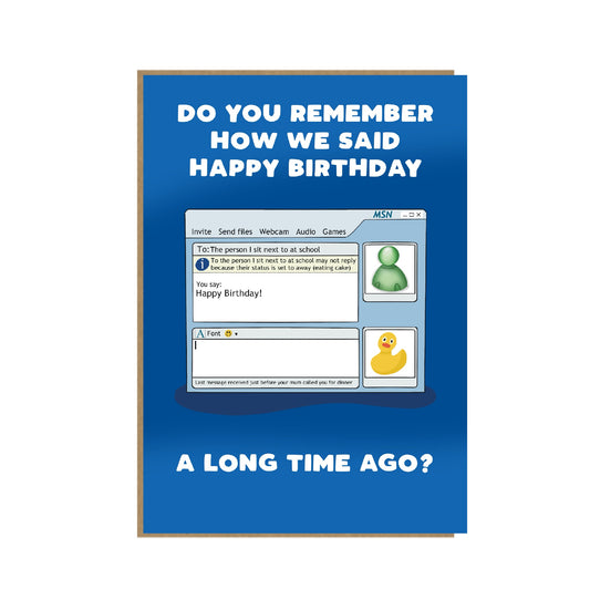 MSN - Nostalgic Birthday Card