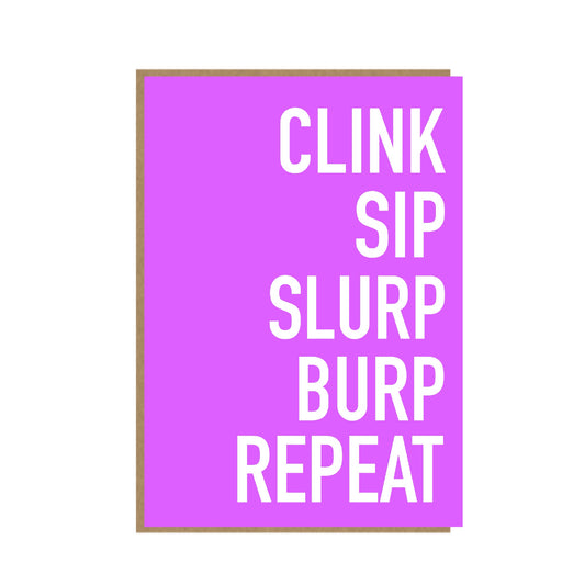 Clink Card - Champagne Card