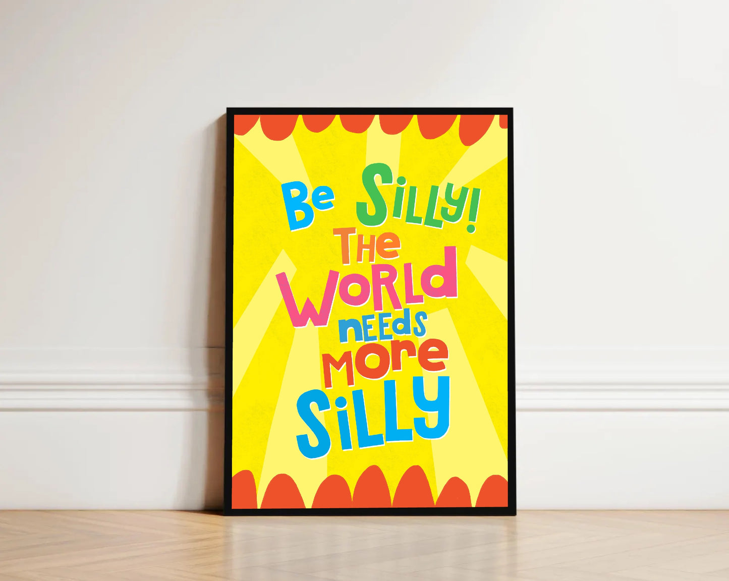 Bit Silly - Positive Print - Bedroom Print