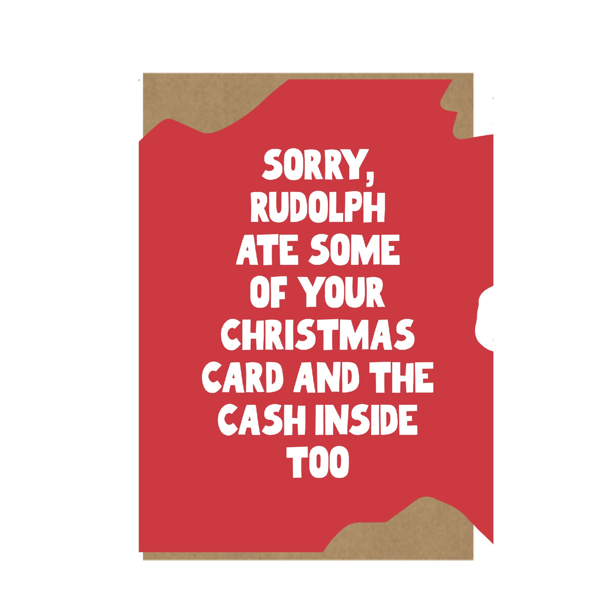 Rudolph Ate Christmas Card
