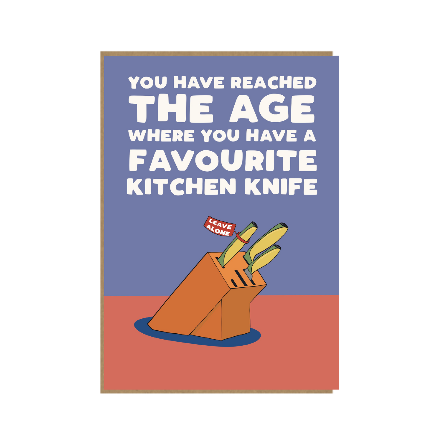 Best knives - funny birthday card