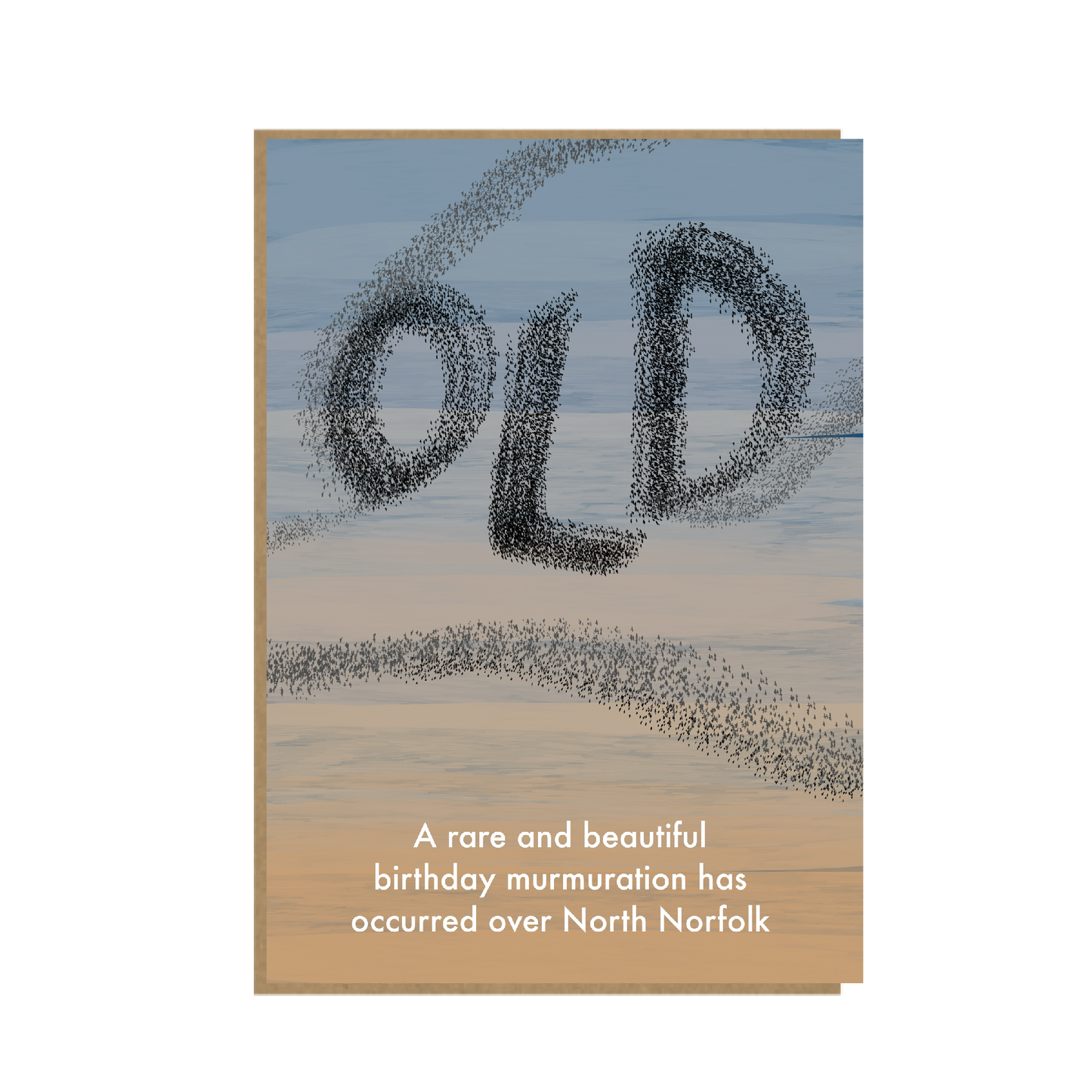 Norfolk Murmuration  - funny Norfolk birthday card