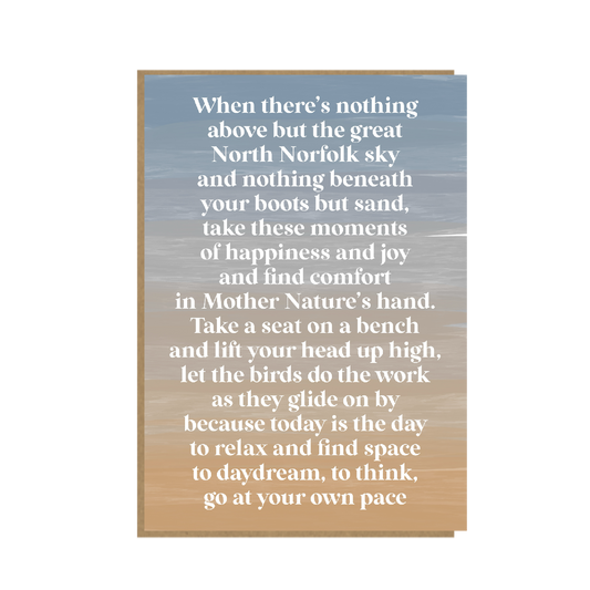 Norfolk Poem Card
