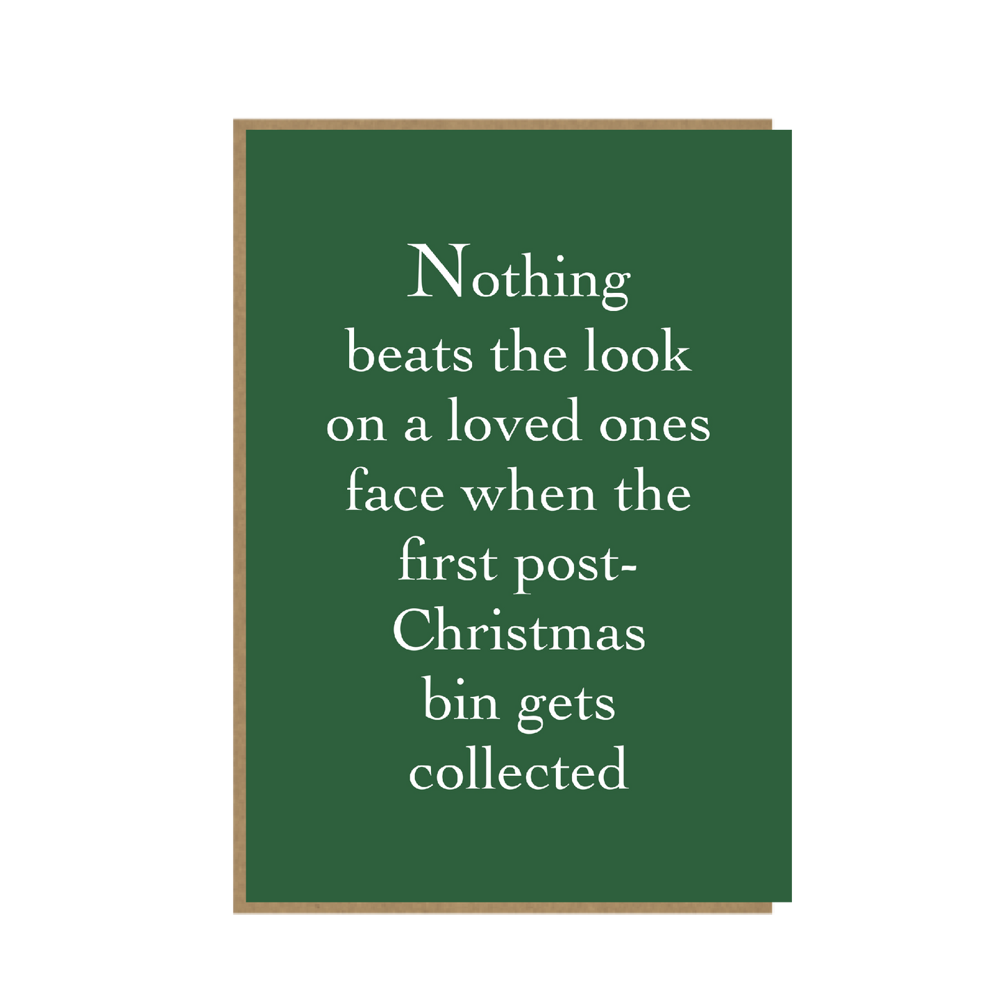 Funny Christmas Card - Friendship Card - The Christmas Bins