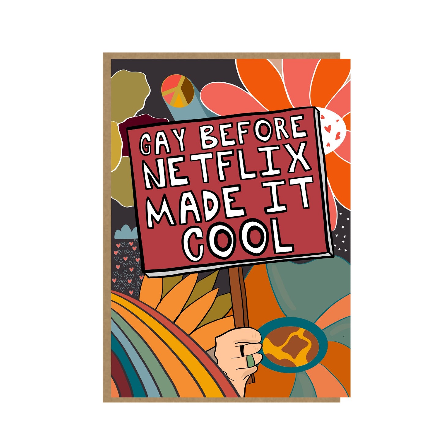 Gay Before Netflix - funny LGBT+ card