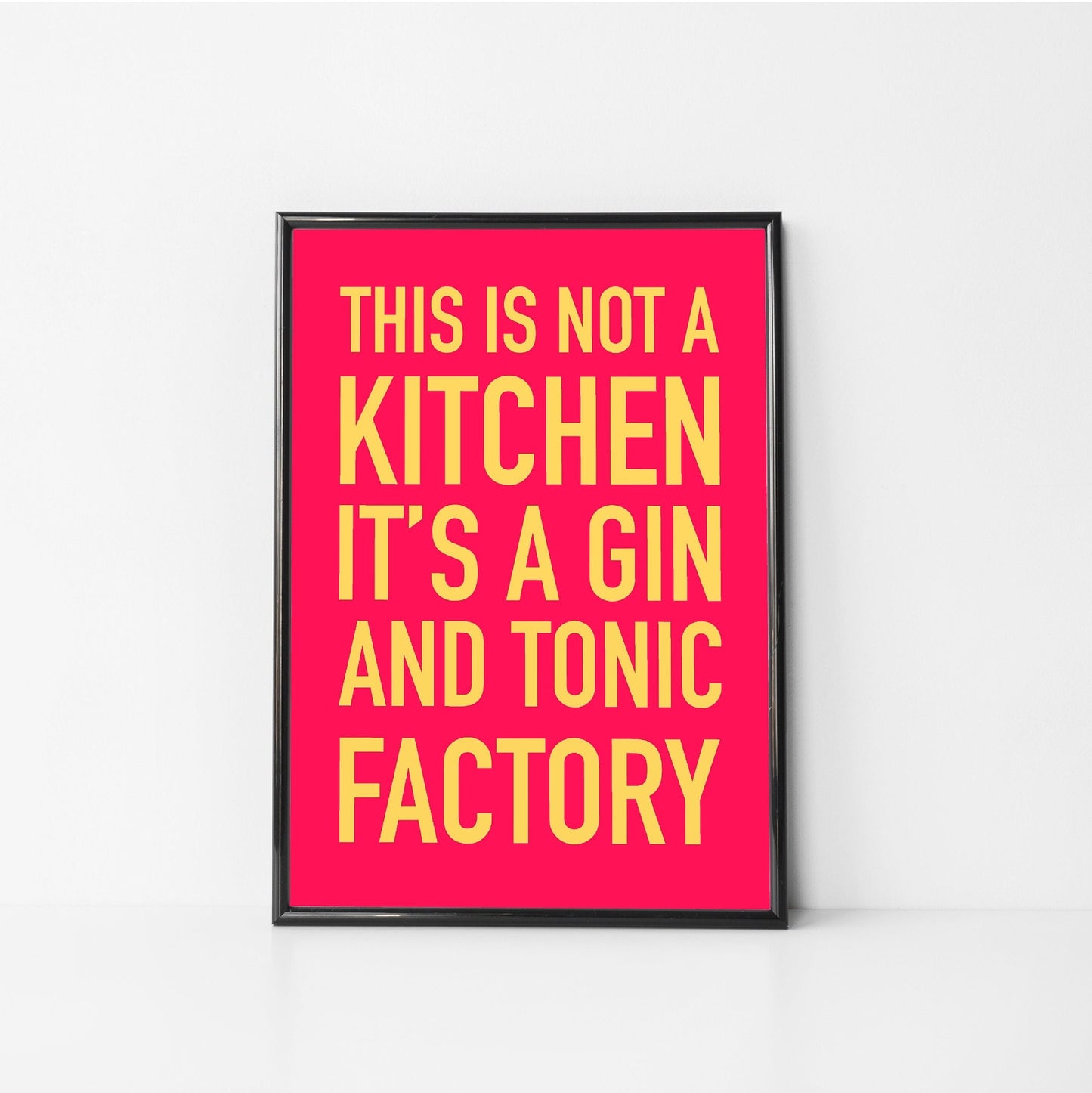 Gin and Tonic - wall art gift