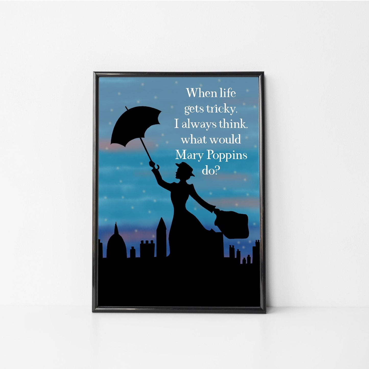 Mary Poppins wall art gift