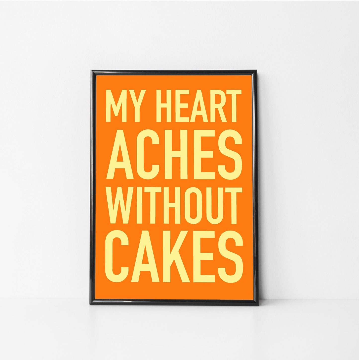 Cake Art - wall art gift