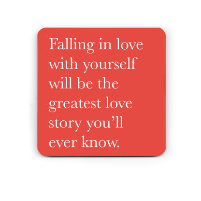 Greatest love - motivational coaster