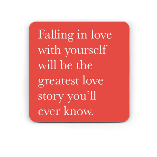 Greatest love - motivational coaster