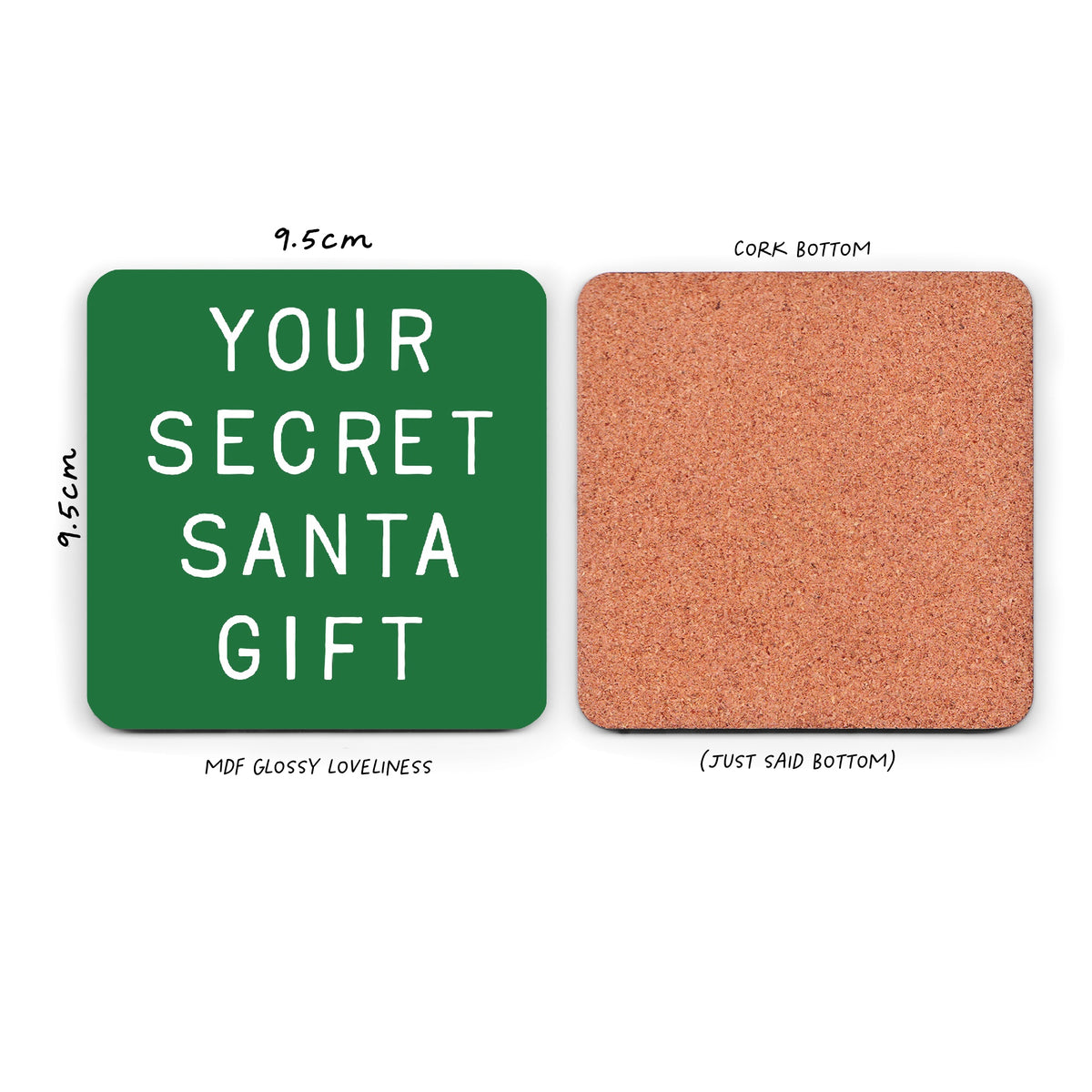 Funny Drinks Coaster - Secret Santa Gift