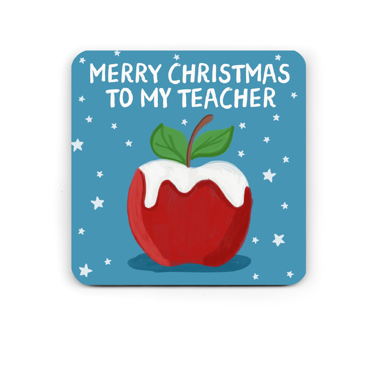 Funny Drinks Coaster - Christmas Thank you teacher Coaster