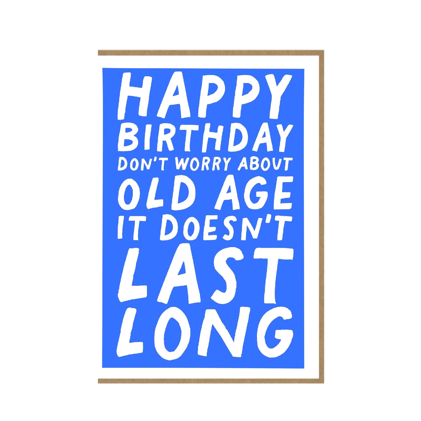 Old Age - funny birthday card