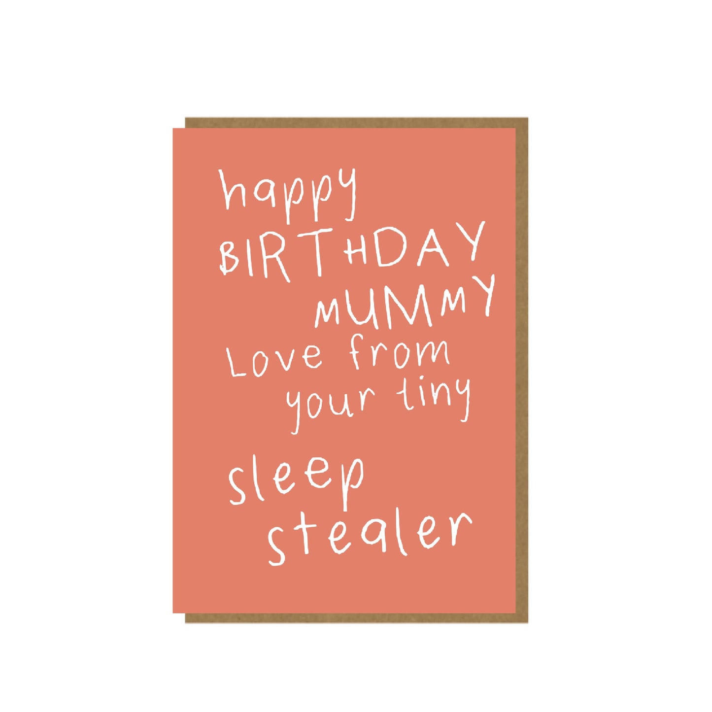 Sleep Stealer - birthday card for Mum